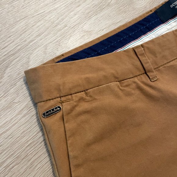 Scotch & Soda - Brown/Tan Chino Shorts - Size W 30 - Picture 3 of 5